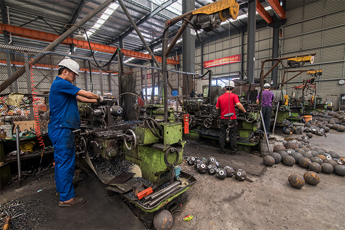 虎林网架配件车间